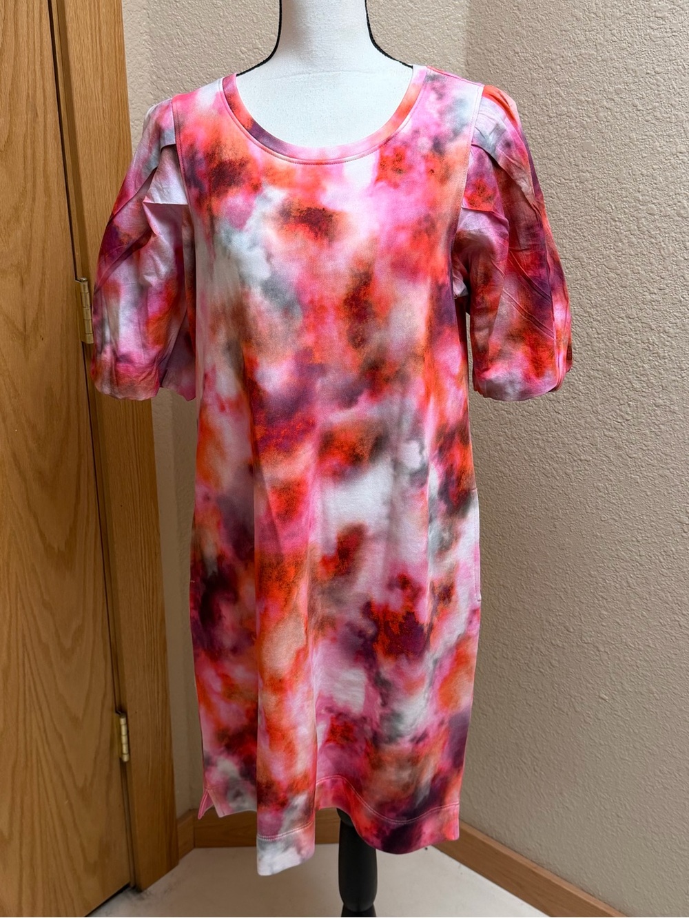 4/$20 Chico’s Tie Dye Sweatshirt Dress